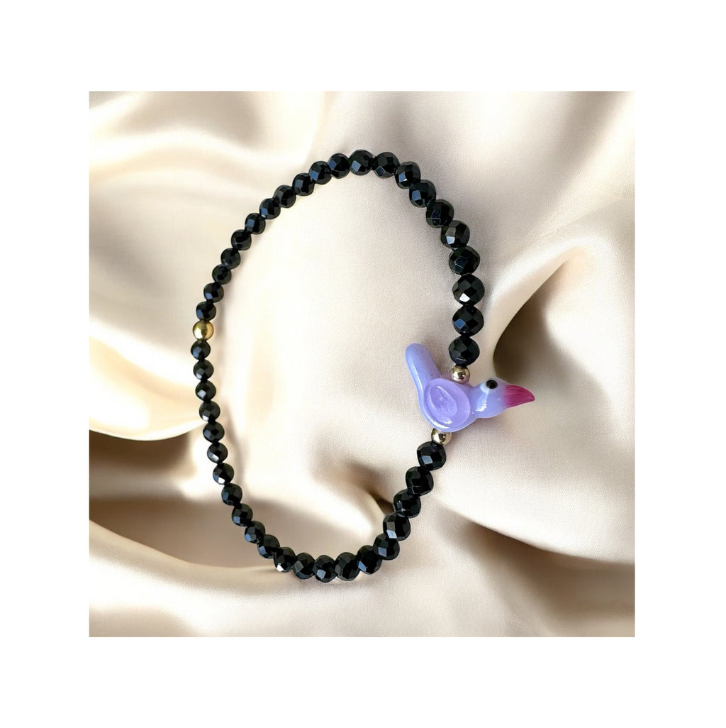Lavender Rebel – Tiny Songbird of Playful Freedom