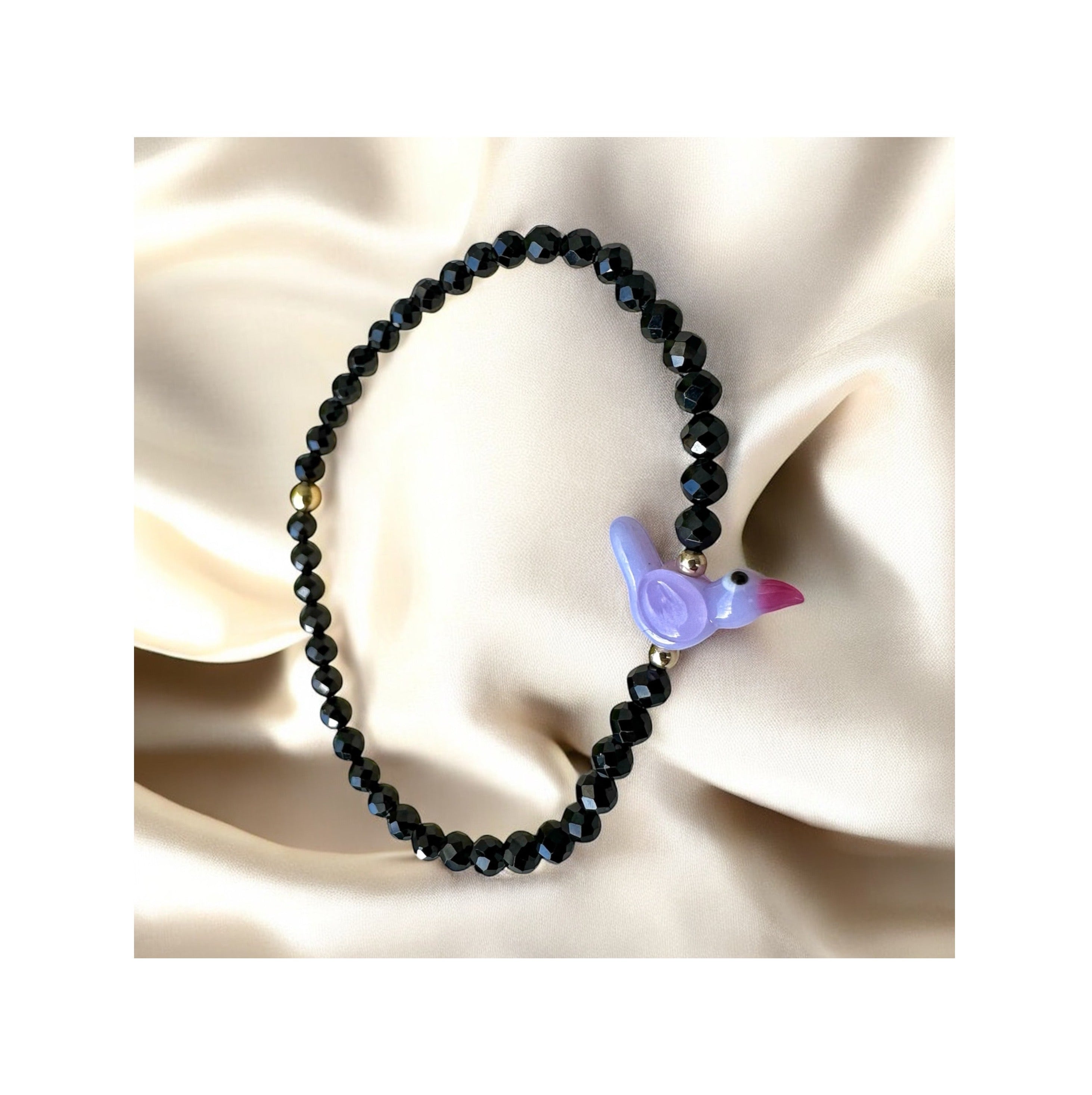 Lavender Rebel – Tiny Songbird of Playful Freedom