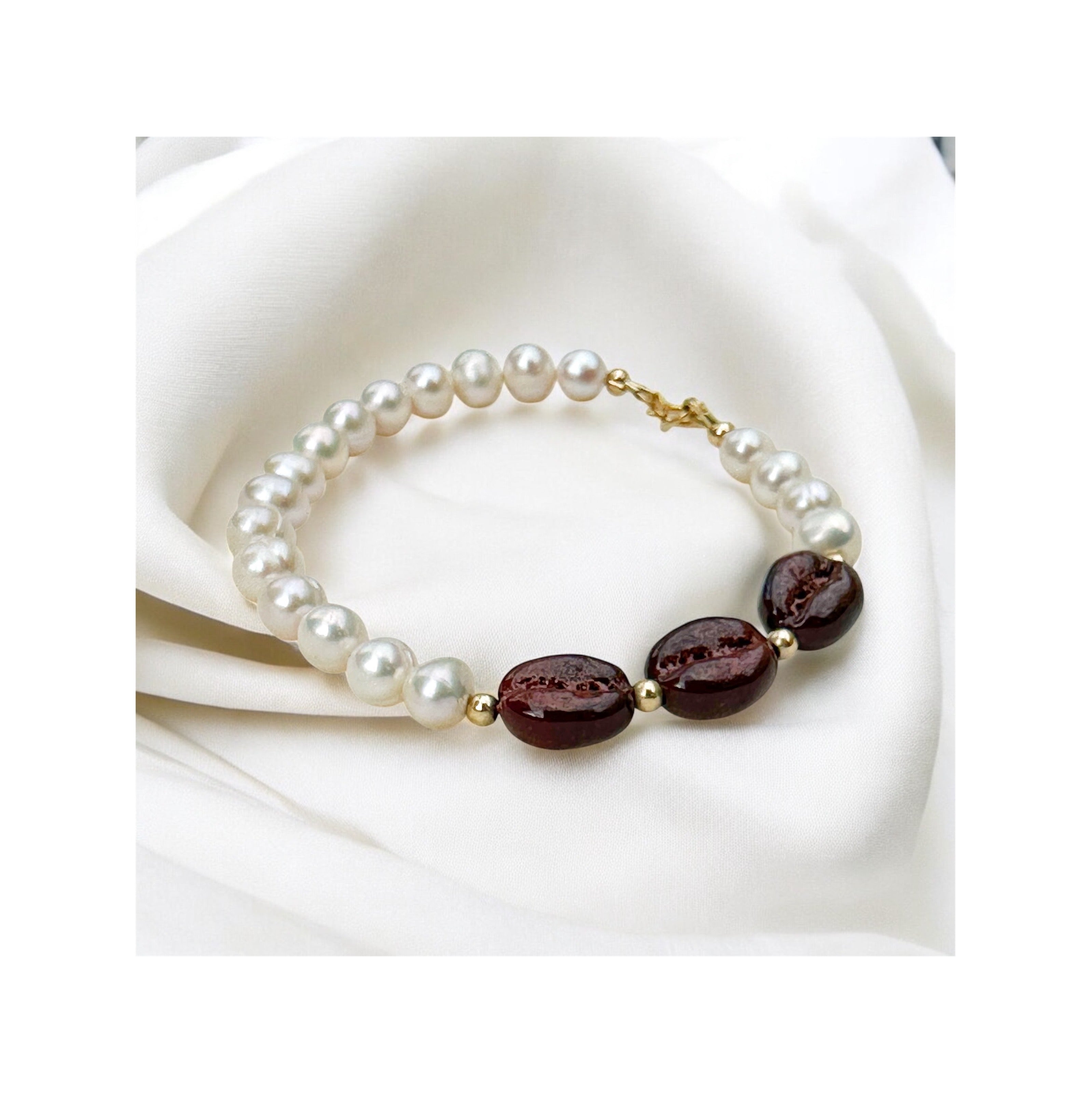 Soft Brew - Murano Coffee Bracelet