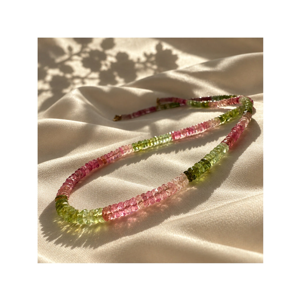 GERTRUDE — Natural AA+ Multi-Tourmaline Necklace