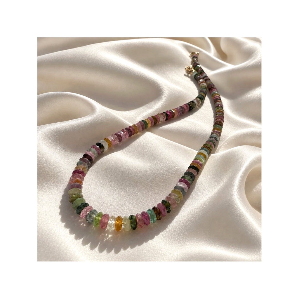 AFTER THE RAIN — Natural Untreated AAA Tourmaline Necklace