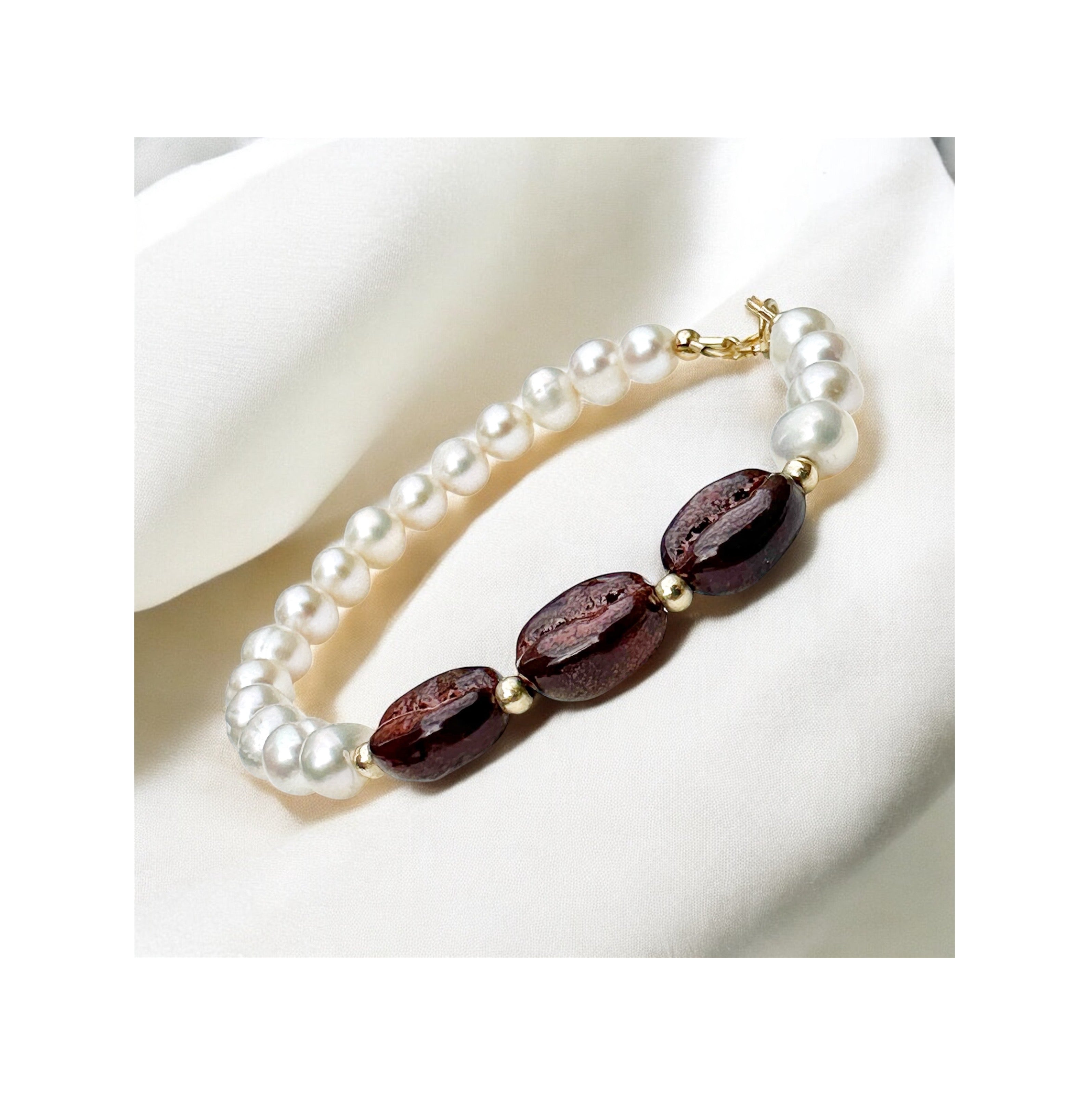 Soft Brew - Murano Coffee Bracelet