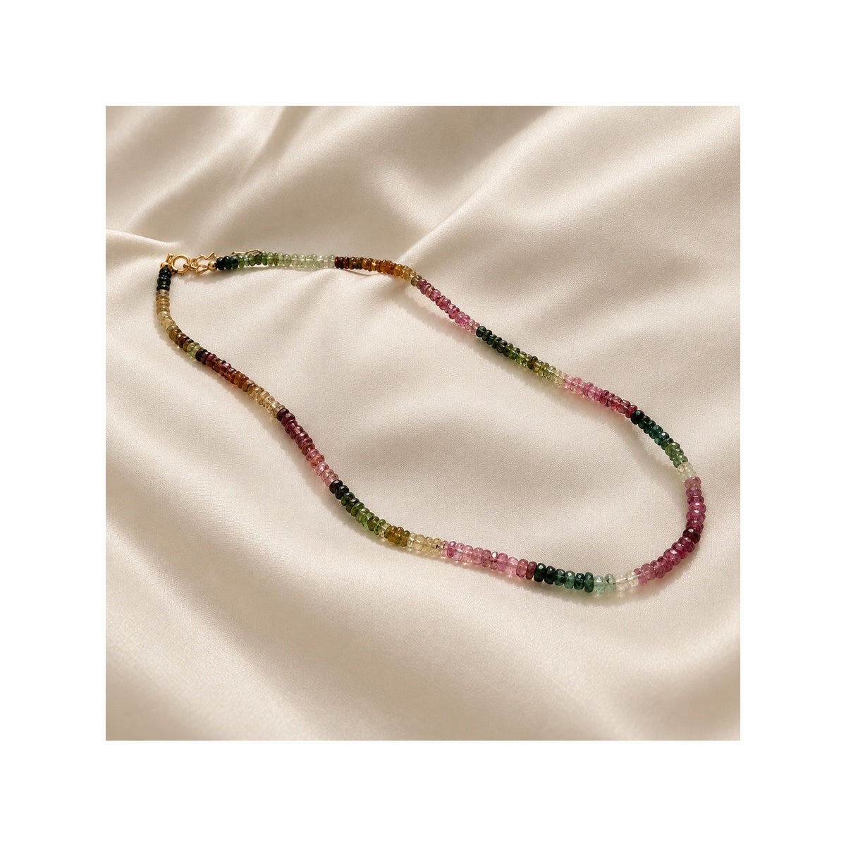 HORTENSE — Natural AA Multi-Colour Tourmaline Necklace