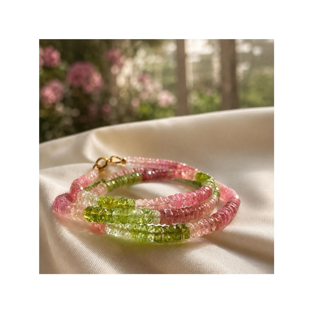 GERTRUDE — Natural AA+ Multi-Tourmaline Necklace