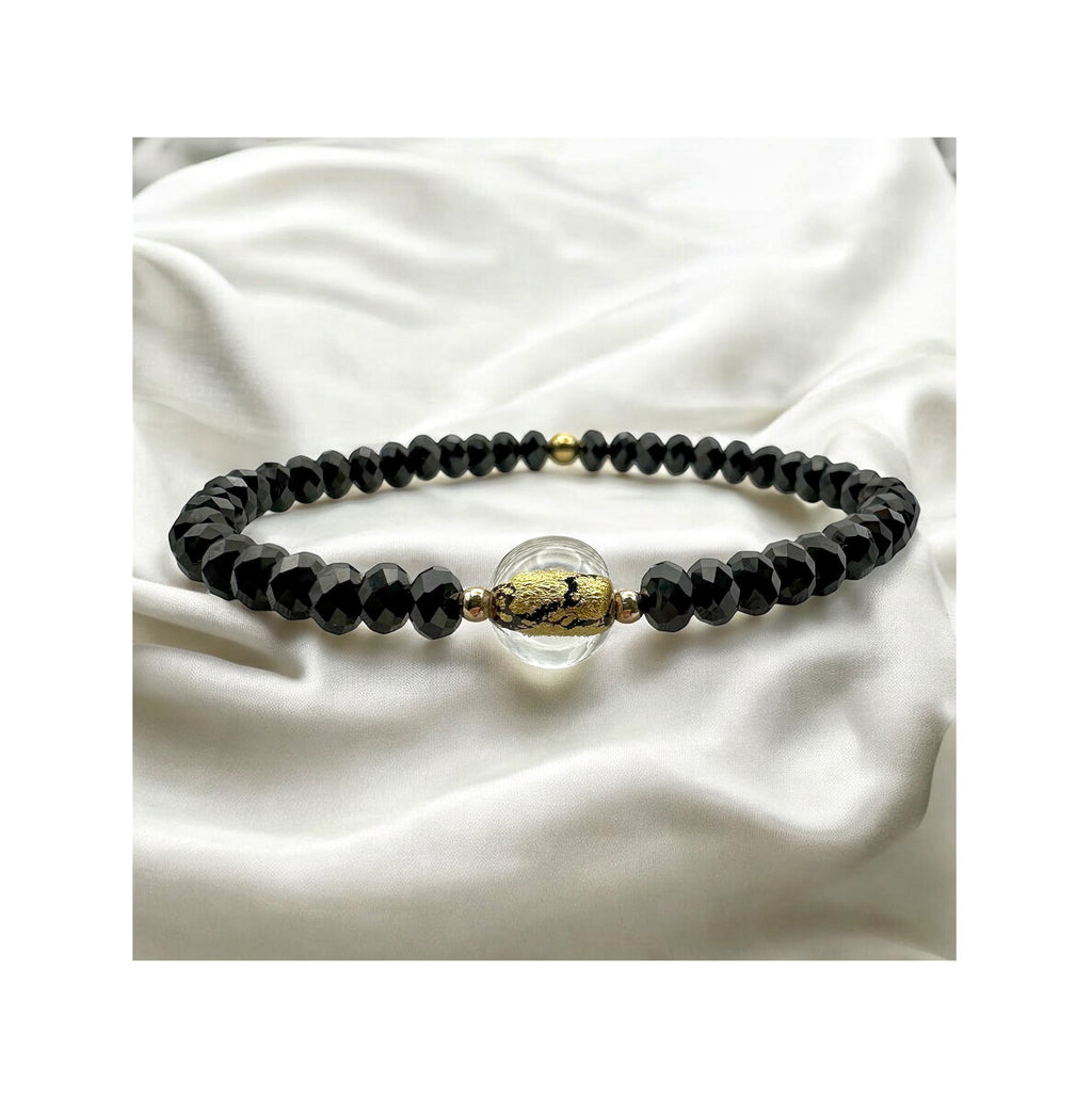 Shattered Light — Black Spinel & Venetian Gold
