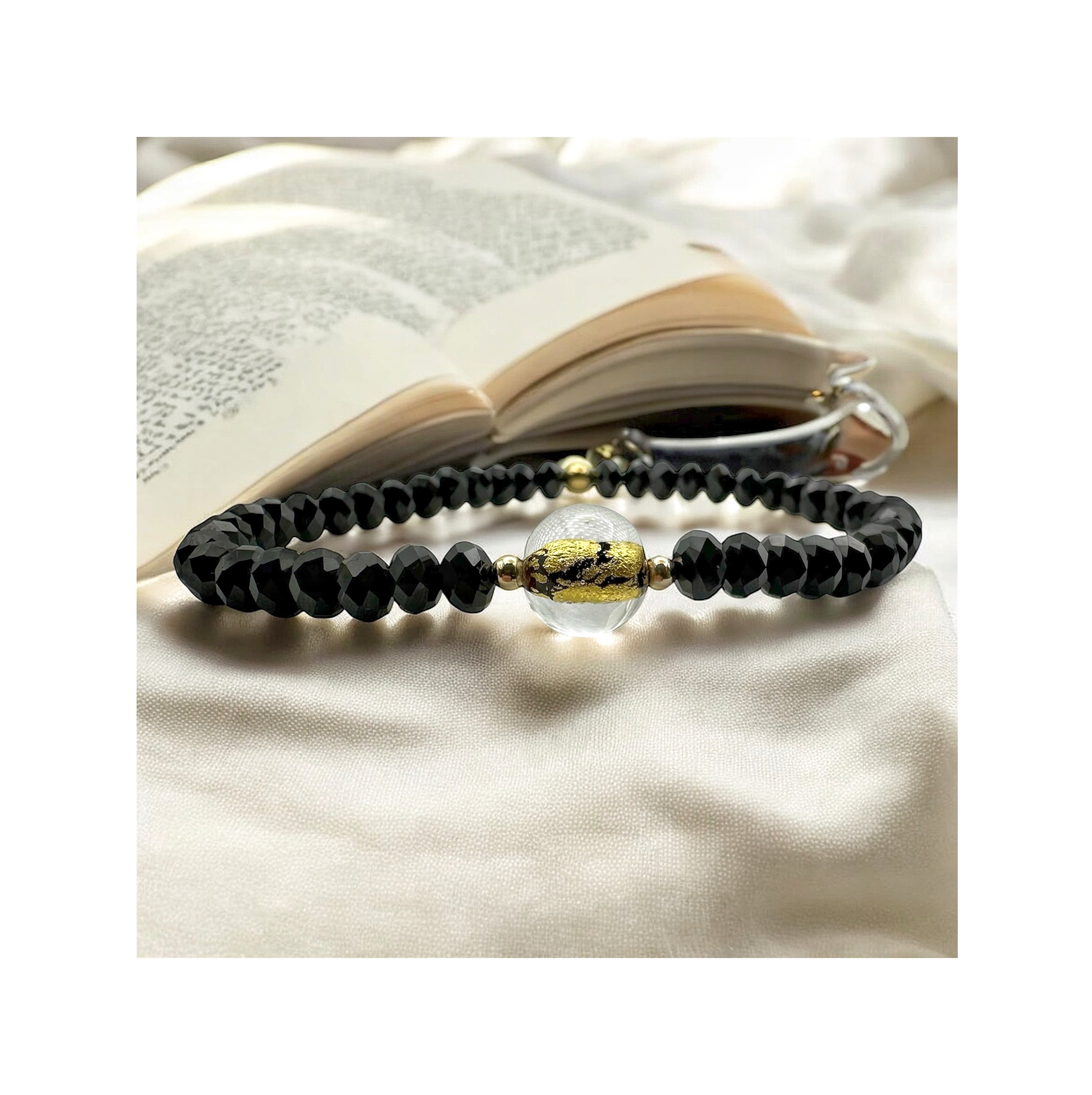 Shattered Light — Black Spinel & Venetian Gold