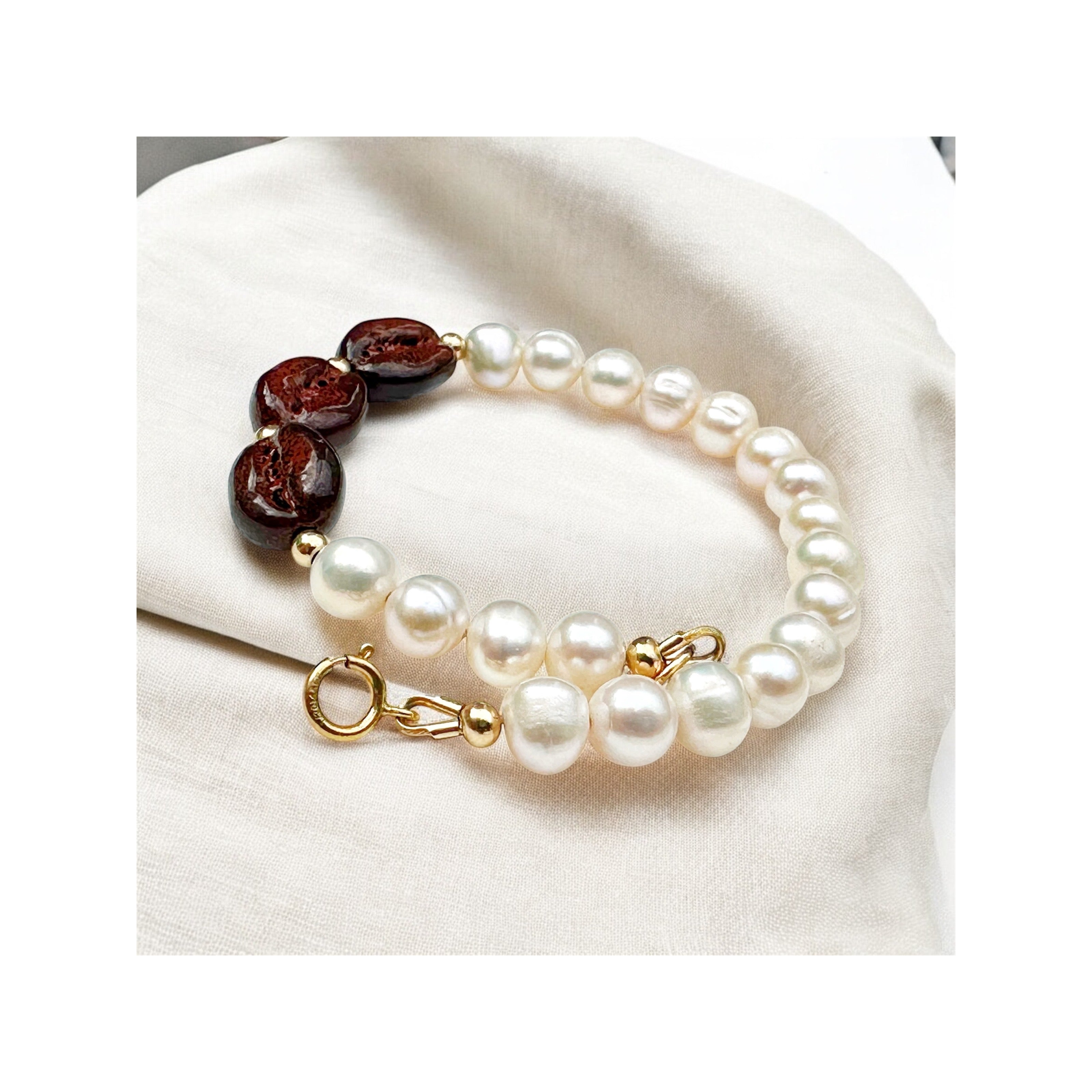 Soft Brew - Murano Coffee Bracelet
