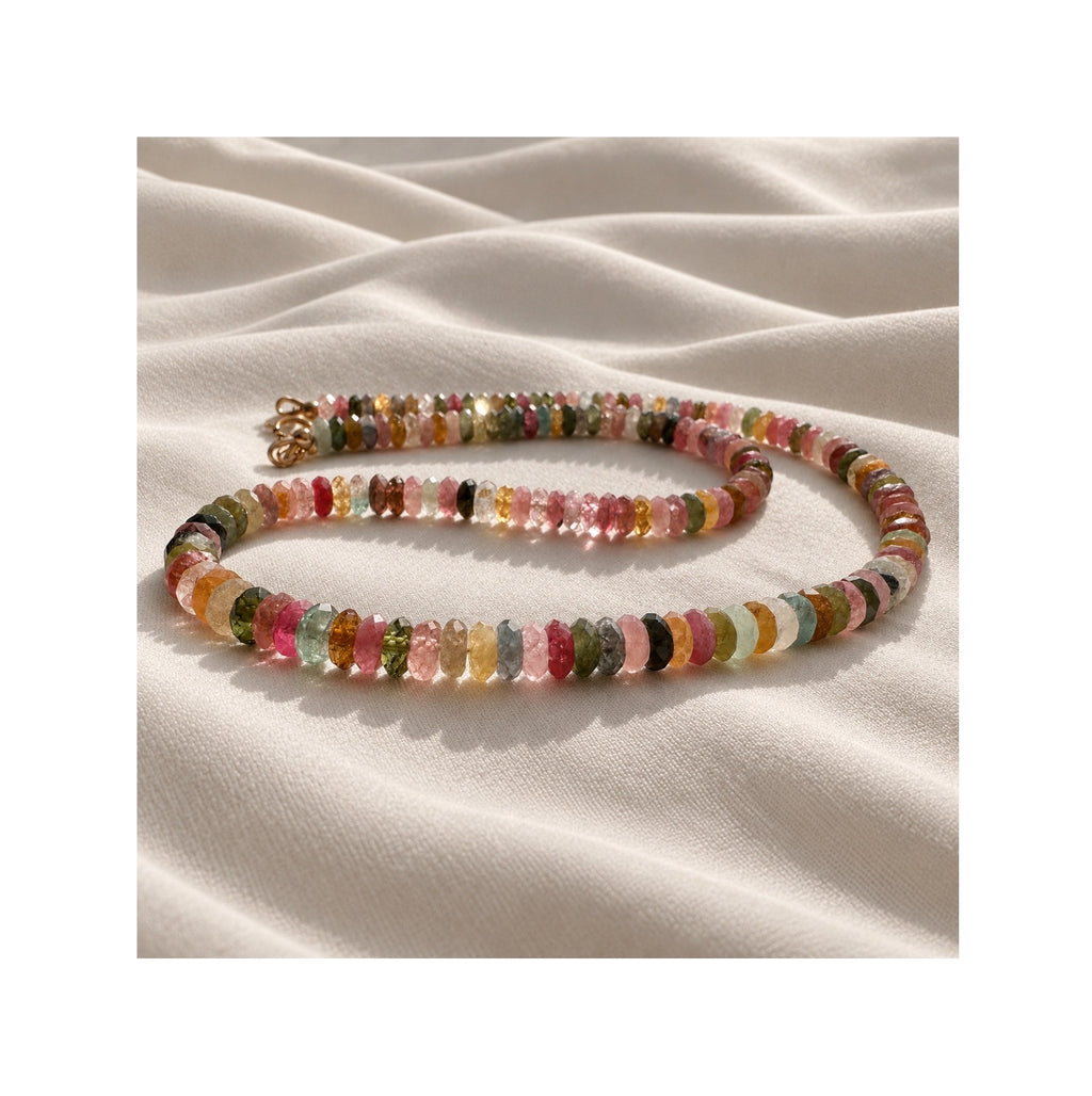 AFTER THE RAIN — Natural Untreated AAA Tourmaline Necklace