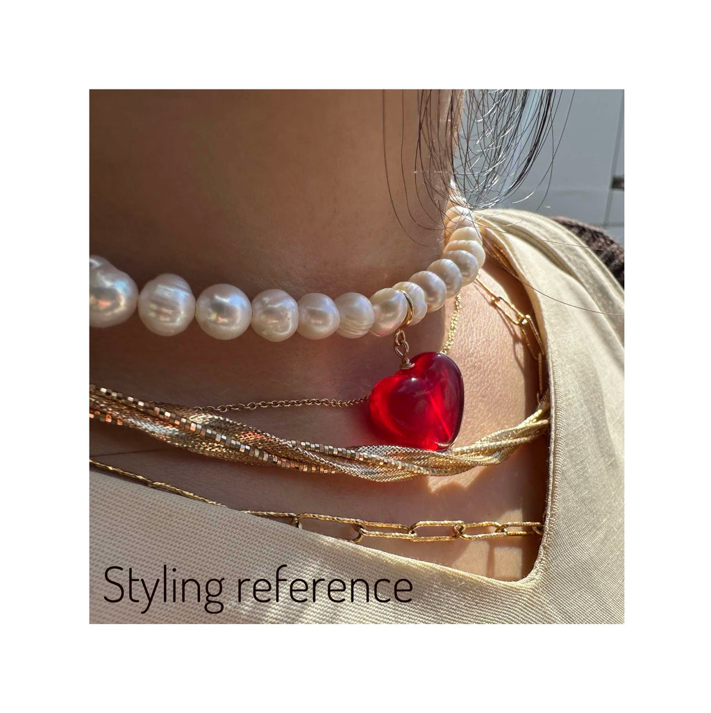 Signature Heart — Artist’s Choice (with Gold Filled chain)