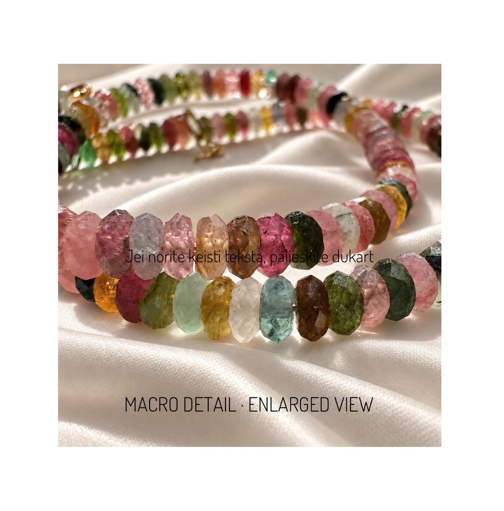 AFTER THE RAIN — Natural Untreated AAA Tourmaline Necklace