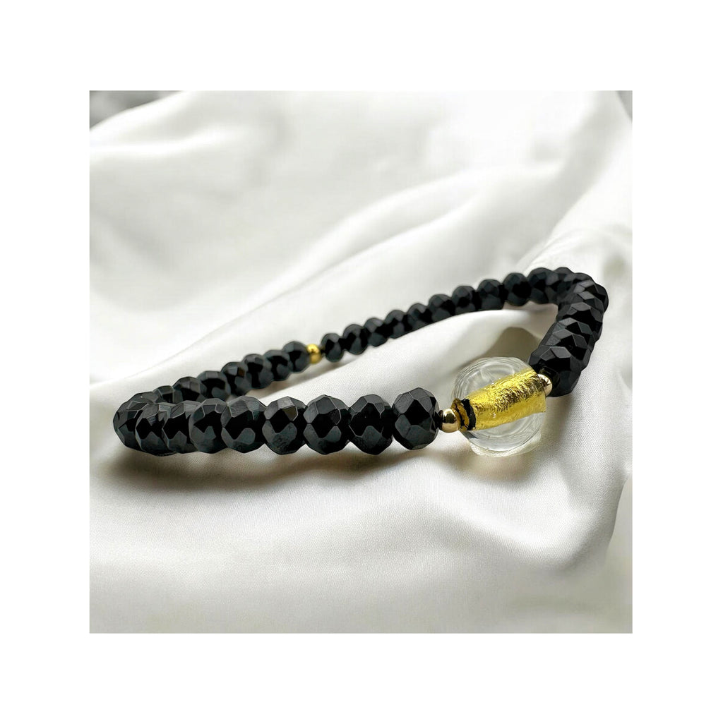 Whisper of Light — Black Spinel & Venetian Gold