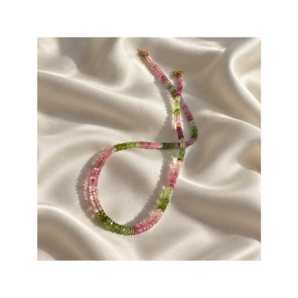 GERTRUDE — Natural AA+ Multi-Tourmaline Necklace