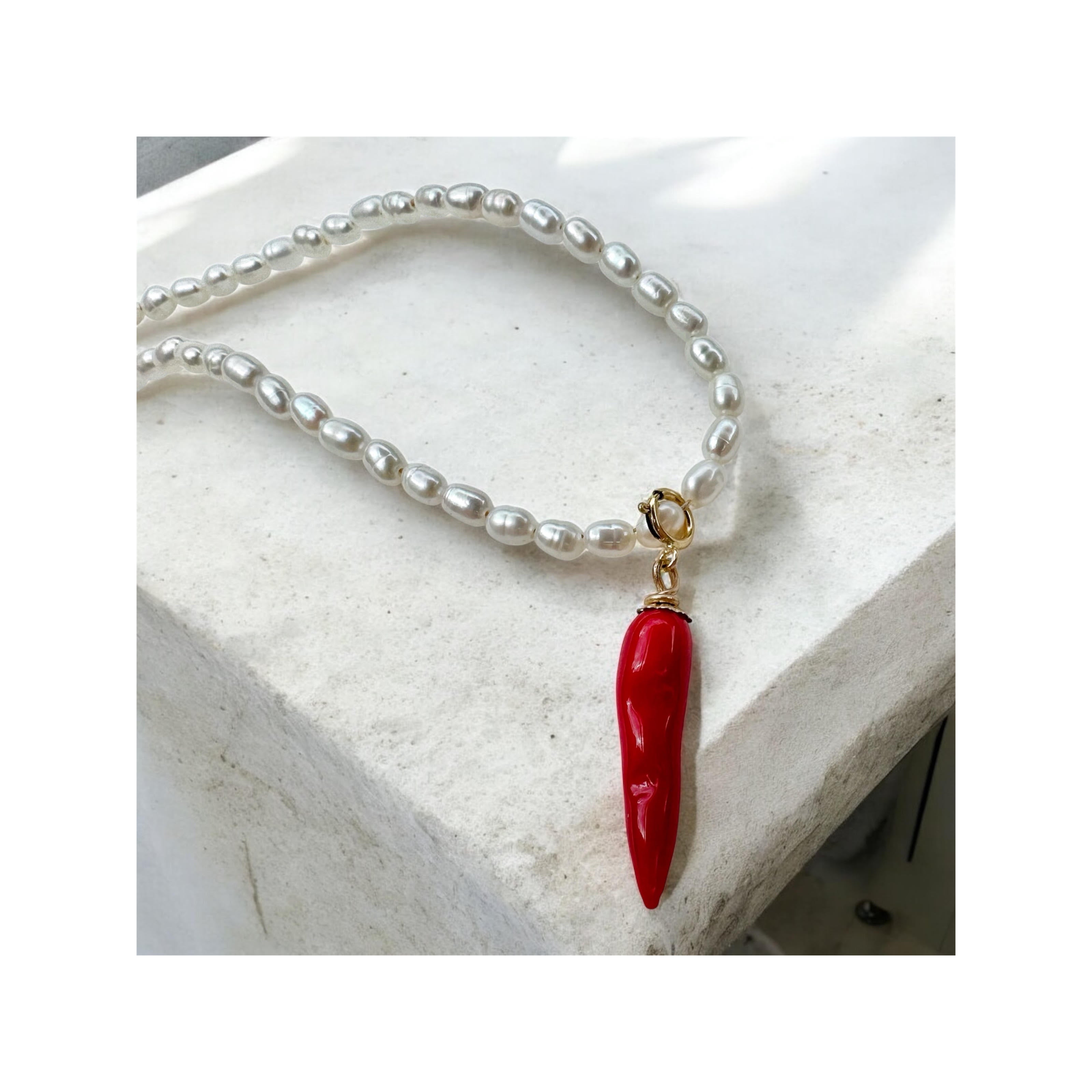 Rosso Vivo - Chilli Totem (Charm Only - No Necklace)