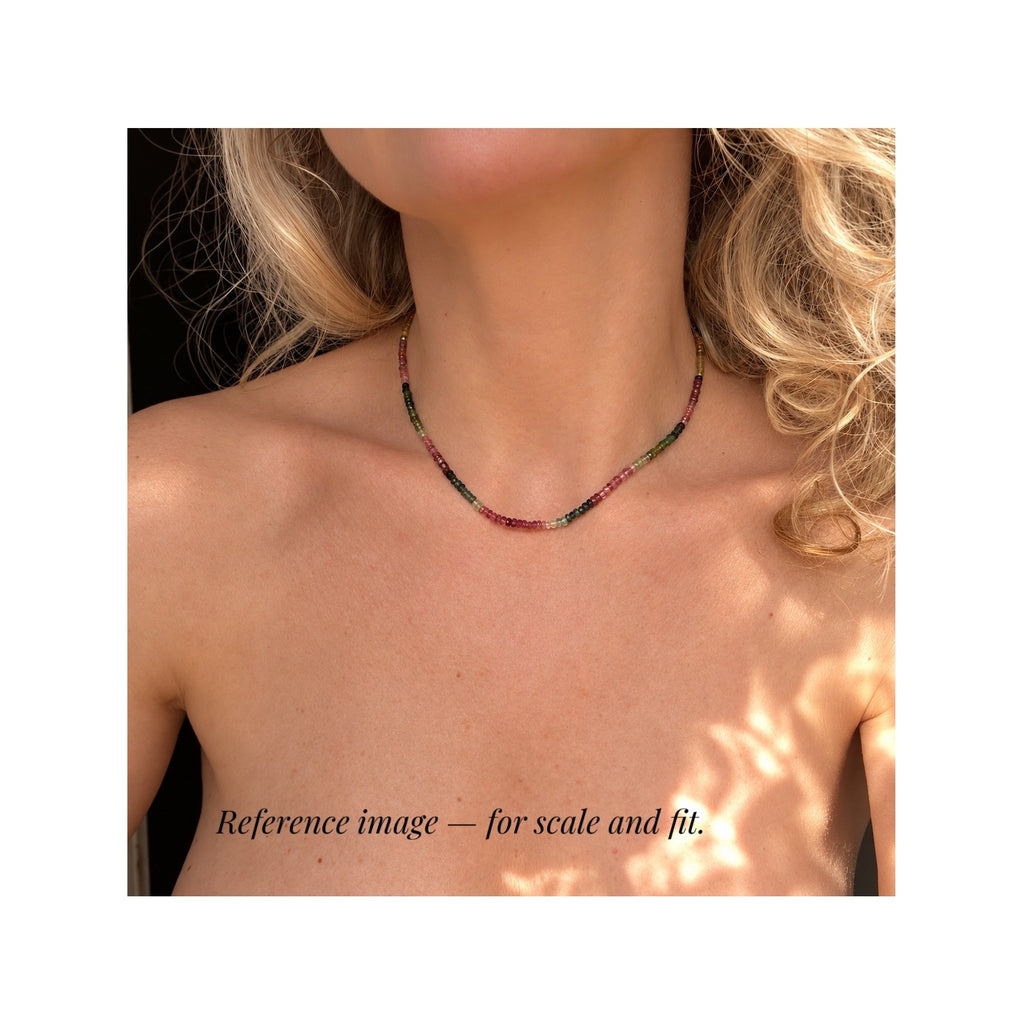 HORTENSE — Natural AA Multi-Colour Tourmaline Necklace