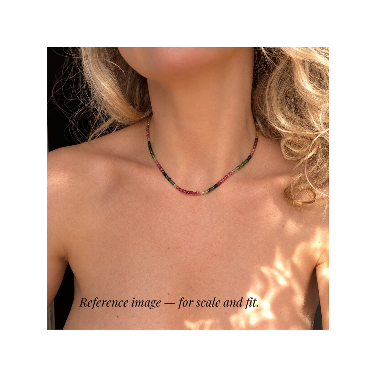 HORTENSE — Natural AA Multi-Colour Tourmaline Necklace