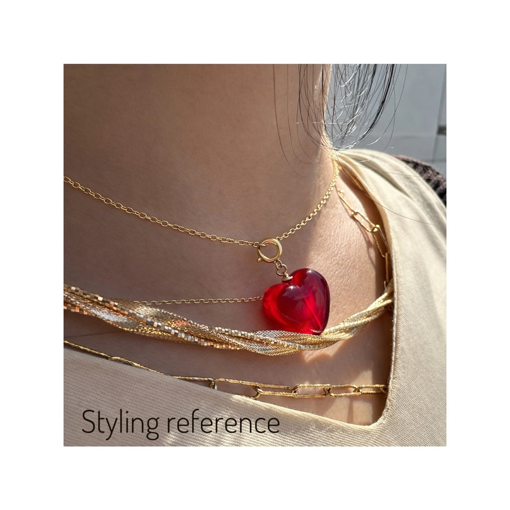 Signature Heart — Artist’s Choice (with Gold Filled chain)