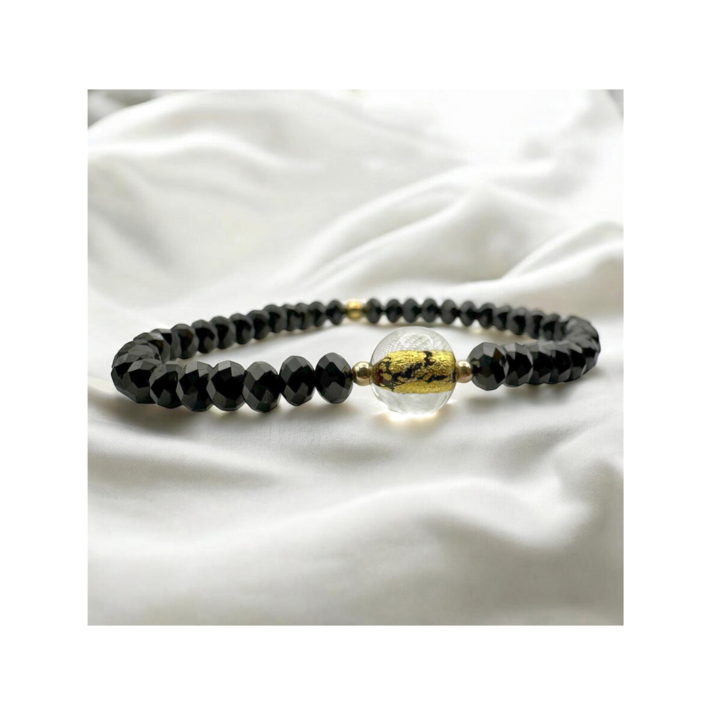 Shattered Light — Black Spinel & Venetian Gold