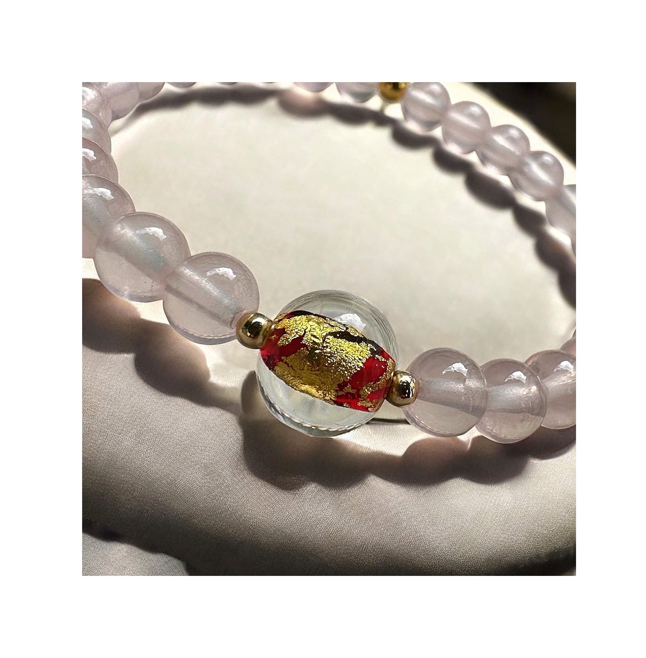 Love Conquers — AAA Rose Quartz & Venetian Gold