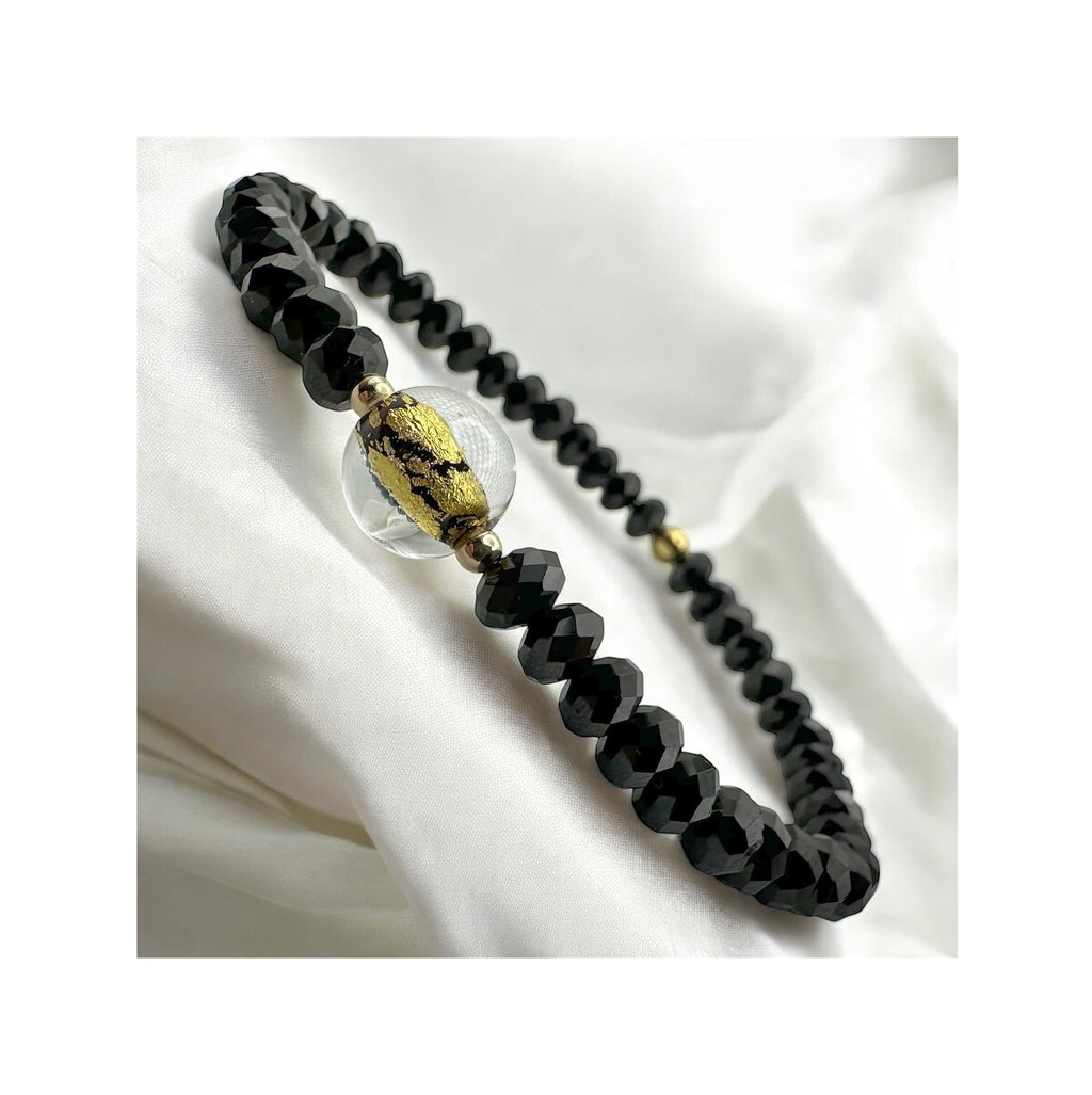 Shattered Light — Black Spinel & Venetian Gold